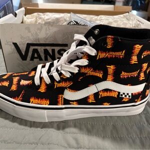 Vans BNIB Sk8-Hi Black Multi Sneakers Sz 11.5